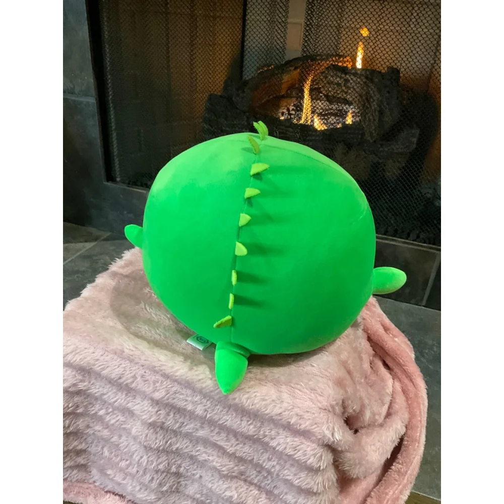Green Red Monster Squishy Stuffed Animal 9 inch